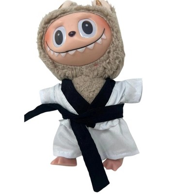 Детские куклы Doll Clothes Superstore Karate Outfit with Black Belt for 17.5 cm Collectible Monster Dolls – White Martial Arts Uniform — фото 2