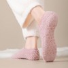 Anna-Kaci Women's 3-Pack Fuzzy Grip Socks Low Cut Non-Slip Soft Lounge Slipper Socks - 2 of 4
