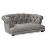 LAOTIES 36" Chesterfield Dog Sofa Bed,Medium Pet Bed,Tufted Rolled Back,High Density Foam - 4 of 4