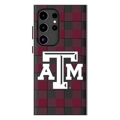 Keyscaper NCAA SEC Universities Plaid MagSafe Compatible Cell Phone Case for Samsung Galaxy