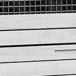 566 rabbit cage gray