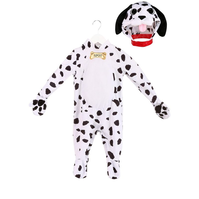 HalloweenCostumes.com Infant Dapper Dalmatian Costume, 4 of 6