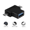 Sanoxy All-in-1 USB3.0 Female to Micro USB OTG Male and USB type C Male Connector Adaptor - 4 of 4