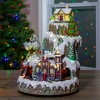 Northlight 17" LED Lighted and Animated Christmas Village with Moving Train - 2 of 4