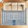 Coucheta Vintage Rug Washable Rug, Non Slip Non Shedding Indoor Carpets, Soft Non Shedding Floor Covering, Low Pile Thin Foldable Printed Mat - 2 of 4