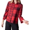 Women's Gone Girl Plaid Mixed Shirt - habitat - 3 of 4