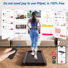 Deerrun Smart Walking Pad With APP 15.35*35.43 inches Belt Treadmills for Home Small Portable Under Desk Treadmill - 2 of 4