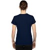 Gildan Missy Fit Women's X-Small Adult Short Sleeve T-Shirt, Navy (12 Pack) - image 4 of 4