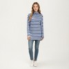 Anna-Kaci Women’s Ribbed Turtleneck Pullover Top with Soft Textured Striped Knit Long Sleeves and Relaxed Tunic-Length Silhouette - 3 of 4