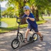Maggift Kick Scooters Youth Scooter Front and Rear Caliper Dual Brakes Inflatable Front Wheel Ride on Toy for Age 5+, Black, 47.3"*22.8"*33.5" - 2 of 4