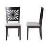 Baxton Studio Olympia Modern Fabric and Wood Dining Chair Set - image 4 of 4