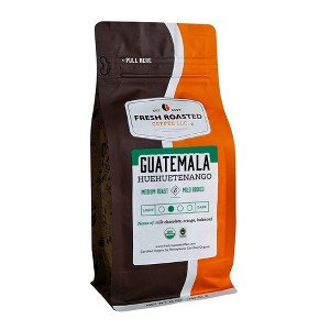 Fresh Roasted Coffee, Organic Guatemalan Coffee, Medium Roast Whole Bean - 12oz - 1 of 4
