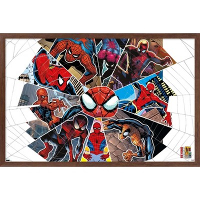Trends International Marvel Comics Spider-Man: Beyond Amazing - Spider-Verse Framed Wall Poster Prints