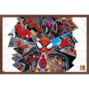 Trends International Marvel Comics Spider-Man: Beyond Amazing - Spider-Verse Framed Wall Poster Prints - 1 of 4