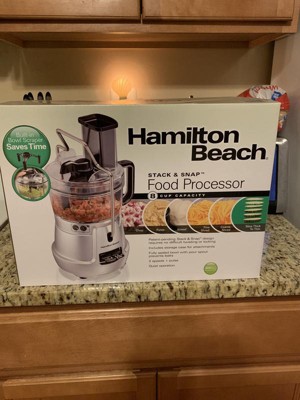 Hamilton Beach 70820 Stack & Snap 8-Cup Food Processor New Open Box