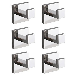 SEVOBAL Bathroom Towel Holders Luxury Stainless Steel Wall Hooks Durable for Bathroom Bedroom Kitchen, Chrome, 9.1"*4.33"*3.15" - 1 of 4