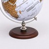 Tabletop Decorative World Globe on Wood Base-11" - 3 of 4