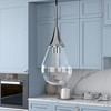 Hudson and Canal 7.63" Wide Pendant with Glass Shade - 2 of 4