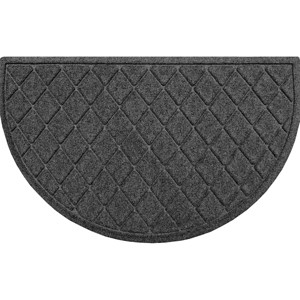WaterHog 2'x3'3" Argyle Indoor/Outdoor Half Round Door Mat - 1 of 4