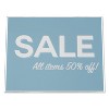 Deflecto Slanted Desk Sign Holder Plastic 11 x 8 1/2 Clear 66701 - 4 of 4