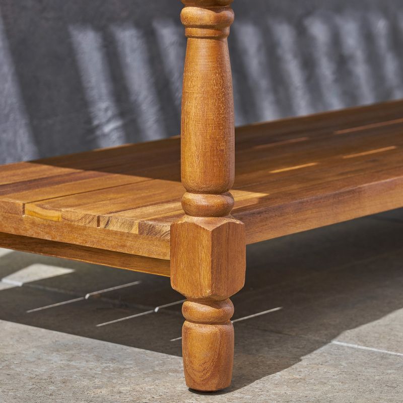 Imperial Acacia Bench - Teak - Christopher Knight Home, 5 of 6