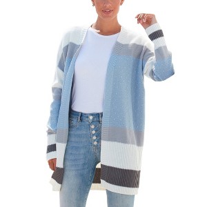 Women's Color Block Cardigan - LASCANA - 1 of 4