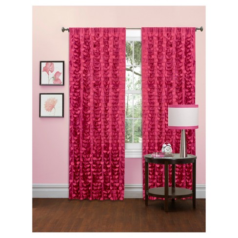63 X50 Gigi Window Curtain Pink Lush Dcor Target