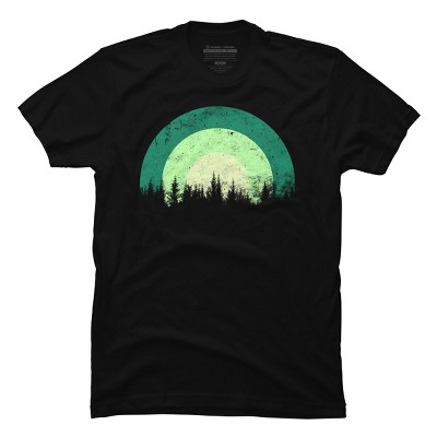 Men's Design By Humans Evergreen Forest By sustici T-Shirt