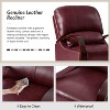 Set of 2 Alexandra Genuine Leather Manual Recliner| ART OF LIVING DESIGNS - 4 of 4