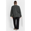 Women's Plus Size Jamie Sweater - charcoal marle | CITY CHIC - 3 of 4