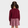 Toddler Girls' French Terry Woven Dress - Cat & Jack™ - 2 of 3
