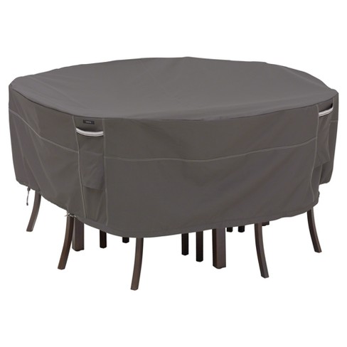 Ravenna Patio Round Table And Chair, Cover For Round Garden Table And 4 Chairs