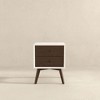 NicBex Modern Minimalist 2-Drawer Nightstand Bedside Table with Angled Legs End Table for Bedroom, Living Room - 3 of 4