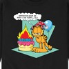 Men's - Garfield - Birthday's Make Me Old Graphic Fleece Sweatshirt - 2 of 4