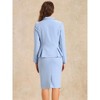 INSPIRE CHIC Women's Business Long Sleeve Notched Lapel Peplum Blazer Pencil Skirt Suit Set 2 Pcs - 3 of 4