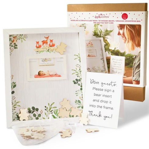 Kate Aspen Baby Shower Guest Book Alternative Woodland Baby Target