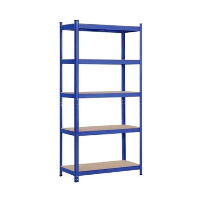 Vtec Trading Blue 5-Tier Adjustable Utility Shelves