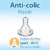 Dr. Brown's Narrow Baby Bottle Silicone Nipple - Level 3 - Medium Fast Flow - 6 Months+ - 2pk - image 3 of 4