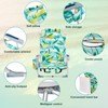 FURNIinspire Outdoor Portable Chair Lightweight Frame with Extra Storage for Active Lifestyles, Lemon, 24.8"*25.6"*32.28" - 4 of 4