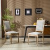 NicBex Vintage French Dining Chairs with Solid Wood Frame,Rustic Weathered Upholstered Kitchen Chairs,Living Room Chairs,Set of 2 - 3 of 4