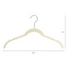 REGALWOVEN Non-Slip Durable Space Saving 360-degree Swivel Hook Clothes Hangers 20 Pcs - 2 of 4