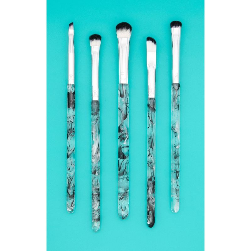 MODA Brush Smoke Show 5pc Eye Makeup Brush Set, Includes Domed Shadow, SM Shader, and Angle Liner Makeup Brushes, 6 of 13