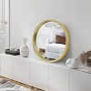 Americanflat 20" Framed Round Gold Mirror - Large Circle Mirror for Bathroom, Bedroom, Entryway, Living Room - 3 of 4