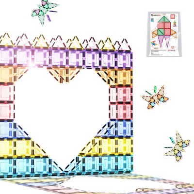 Picasso-TILES 24 PC Magnetic Tiles, Magnetic Building Blocks for Kids, Magnet for Kids