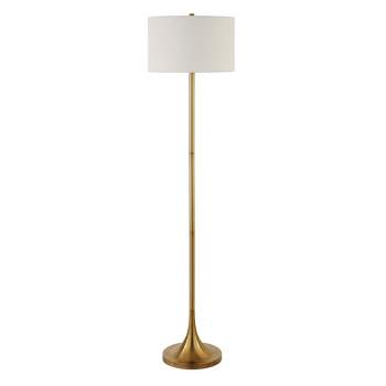 Hampton & Thyme 62" Tall Floor Lamp with Drum Fabric Shade