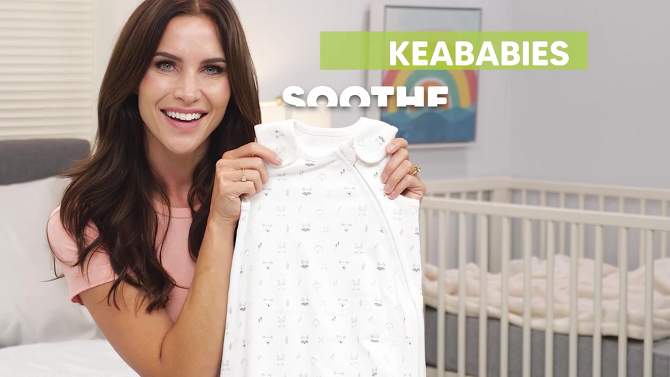 KeaBabies Organic Baby Sleep Sack Wearable Blanket, Baby Sleeping Bag 0-24 Months, Baby Sleep Sacks, 2 of 11, play video
