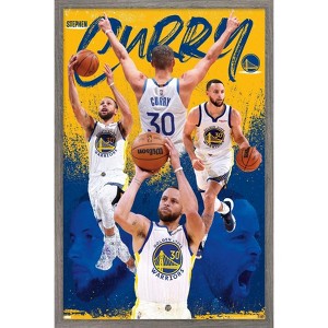 Trends International NBA Golden State Warriors - Stephen Curry 22 Framed Wall Poster Prints - 1 of 4