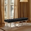 Meridian Furniture,Landon Vegan Leather Bench - 2 of 4