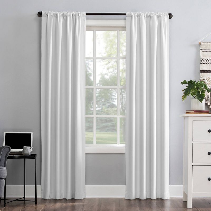 Cyrus Thermal Total Blackout Back Tab Curtain Panel - Sun Zero, 3 of 12