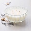 5-Wick Tinted Glass Lavender and Birch Ribbed Jar Candle Clear 28oz - Hearth & Hand™ with Magnolia - 2 of 4